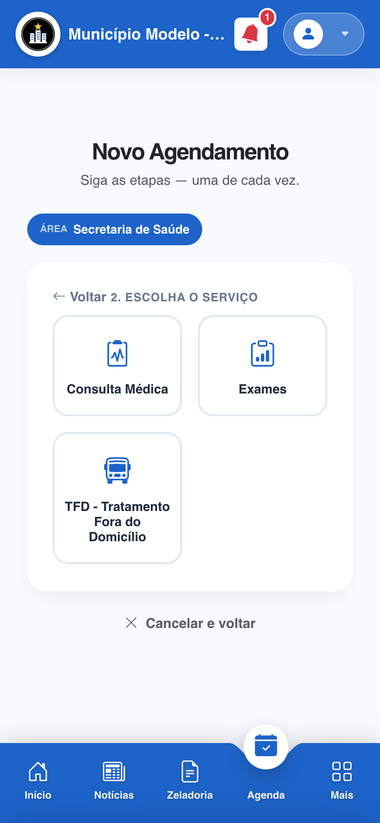Agendar Saúde